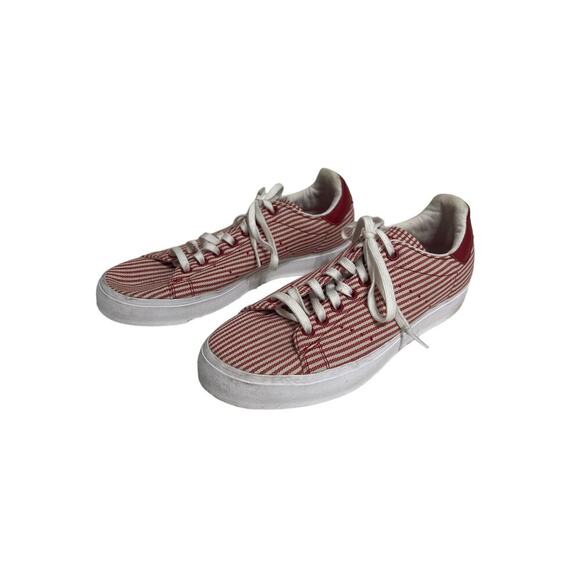 adidas Other - Adidas Stan Smith Red Pinstripe Striped Vulc Sneakers Size 9